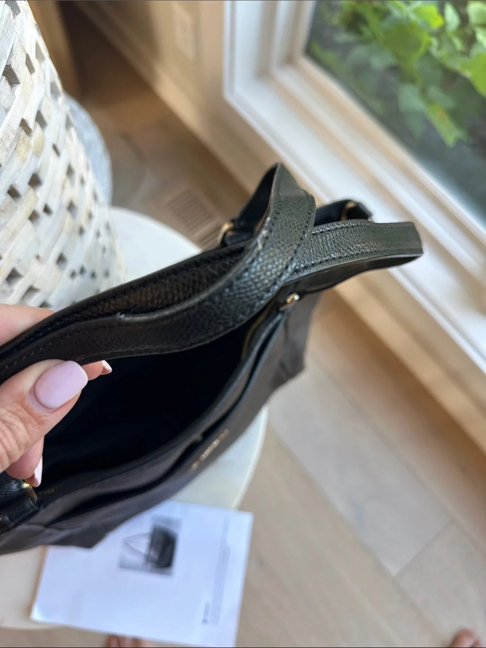 Coach Brown and Black Signature Tote